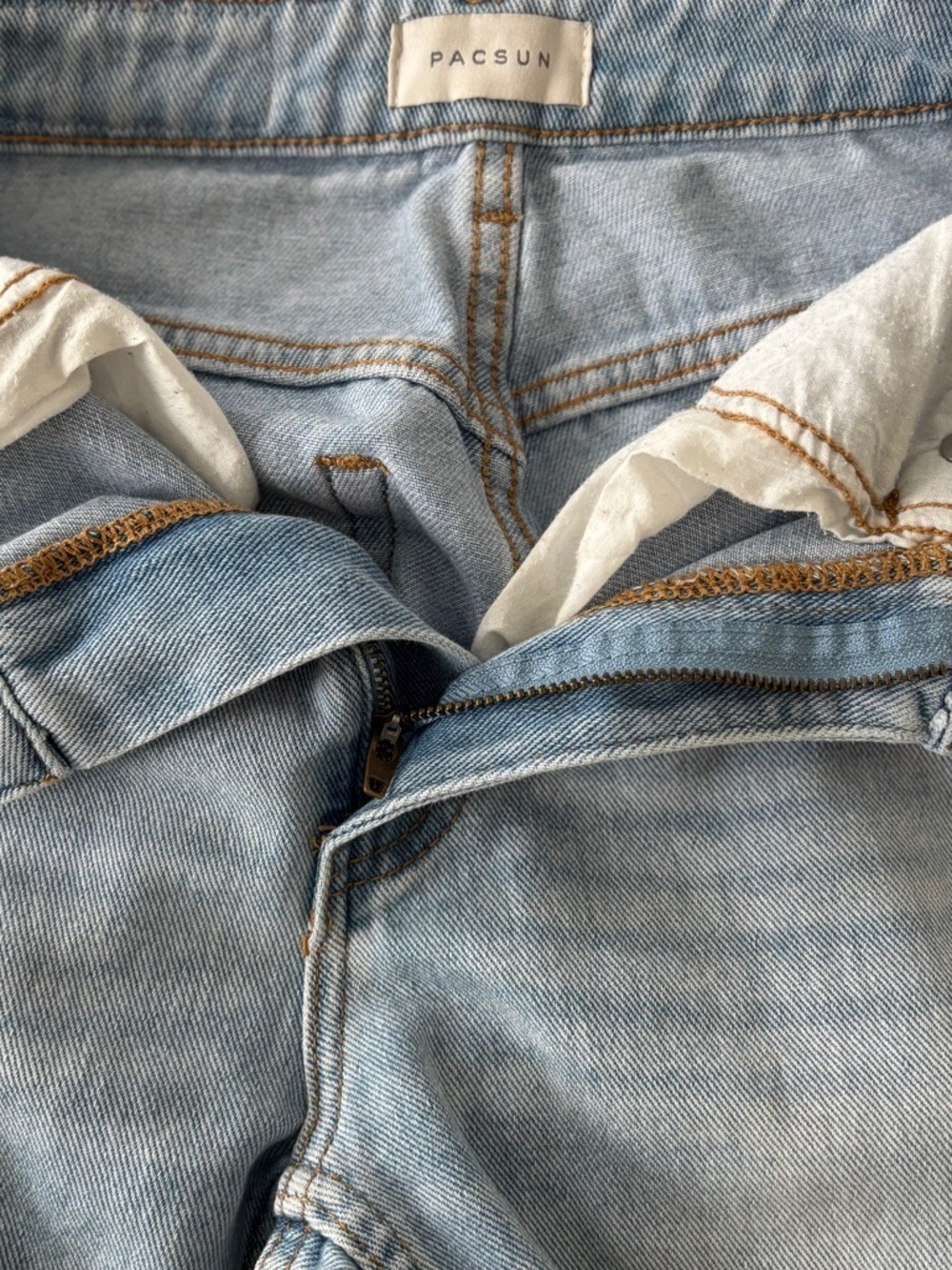 PacSun 90’ boyfriend Light Blue Women's Cargo Jeans - Picture 7 of 8